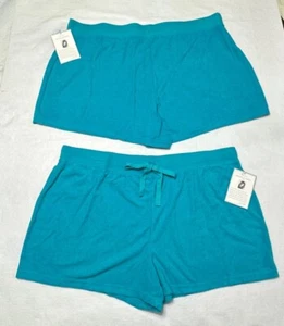 Pantalones cortos de salón de tela de rizo para mujer-S-L-XL-1X - Imagen 1 de 2