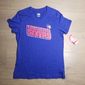 Damage Philadelphia 76ers Girls T-Shirt Extra Large Blue 14/16 XL Basketball d3b - Picture 1 of 12