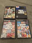 Ps2 Gta Grand Theft Auto Bundle Lot 4 Games- Playstation 2 Sony -