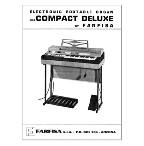 FARFISA COMPACT DELUXE Service Manual Repair Schematic Diagram Schema Circuit Diagram - Picture 1 of 8