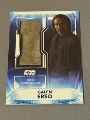 Galen Erso Jacket /149 Fabric Worn Used Relic Prop Star War Topps Masterwork sp - Image 1 of 3