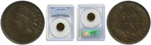 1872 1C Indian Head Cent PCGS VF-30 - Picture 1 of 3