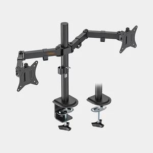 Vonhaus Dual Monitor Mount with Desk Clamp 3005116 - Afbeelding 1 van 6