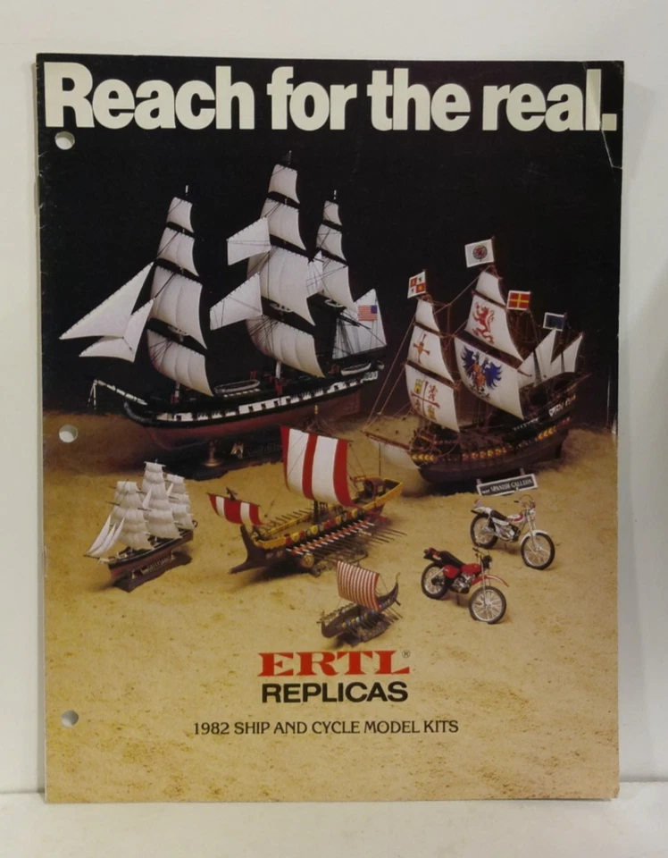 Каталог винтажных реплик моделей кораблей и циклов ERTL 1982 г. - Изображение 1 из 4