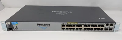 HP  J9086A 2610-24/12pwr Rack-Mountable Switch Managed - Image 1 of 4