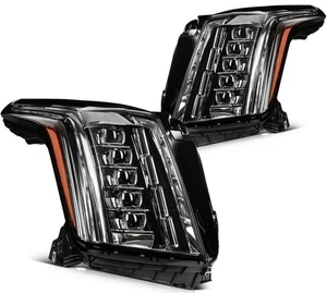 Full LED DRL Headlight Assembly For 2015-2020 Cadillac Escalade ESV - Foto 1 di 44