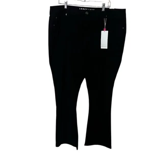 Ashley Stewart Legendäre Bootcut Jeans Schwarz Größe 22 Plus - Bild 1 von 10
