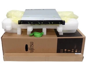 NEW Fujitsu Primergy RX1330 M6 6C E-2436 64GB Ram 4x 12TB HDD 4-Bay 1U Server - Picture 1 of 9