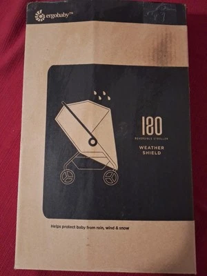  Weather Shield Clear Rain Cover For Ergo Baby Stroller - Image 1 of 4
