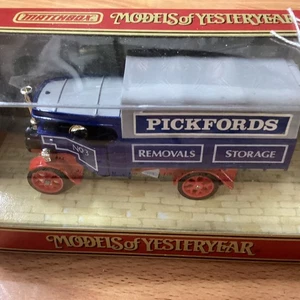 Matchbox Models of Yesteryear Y-27 1922 Foden Steam Lorry Pickfords New Vintage - Picture 1 of 11