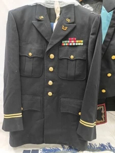 USAA Major's formal dress blue uniform 24"L 24.5" Sleeve With Pants Rare! Size40 - Picture 1 of 6
