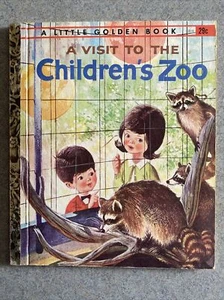 A Visit To The Children's Zoo #511 A Little Golden Book 1963 Central Park Theme - Imagen 1 de 8