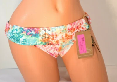 Women's Hobie Green Multicolor Dream Catcher Bikini Bottom Size M NWT - Image 1 of 4