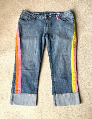 Pantalones de mezclilla para mujer Azzure de colección recortados etiqueta: 36 - (medidas 38x24) Y2K Love Life Foto 1 de 4