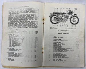 BSA British Small Arms Motorcycle Instruction Manual Royal Star Wasp Hornet + - Bild 1 von 12