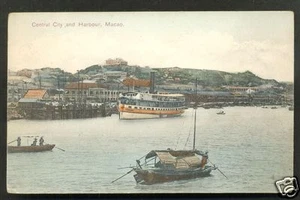 Macao Central City Hafenschiff Sternberg Macau China 1908 - Bild 1 von 1
