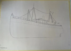 Balto Original Movie Animation Ship Model Prop Production - Picture 1 of 4