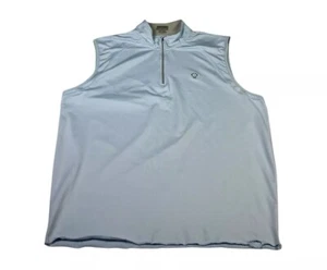 Fennec Vest 1/4 Zip Blue Performance Golf Wicking Men's XL Nice. - Picture 1 of 6