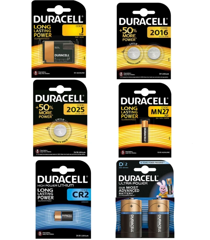 Pila Marca Duracell Pack pilas bateria original en blister Elige Modelo - Imagen 1 de 4