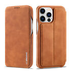 Leather Case For Iphone 14 Pro Max 11 12 13 Se 7 8 Xr Magnetic Flip Slim Cover