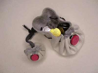 monedero de cuero mujer. mini bolso de mano. Accesorio exclusivo. Foto 1 de 4