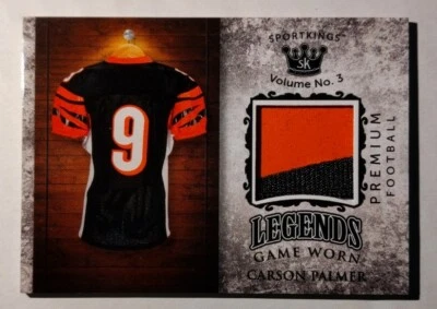 2022 Sportkings Volume 3 Game Worn #LPM-47 Carson Palmer PATCH 💎💎💎 - Image 1 of 2