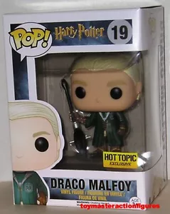 FUNKO POP 2016 HARRY POTTER QUIDDITCH DRACO MALFOY #19 HOT TOPIC Figure IN STOCK - Picture 1 of 2