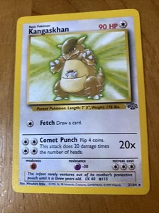 Kangaskhan 21/64 Non-Holo Rare Jungle Set Pokemon Card LP - Picture 1 of 6