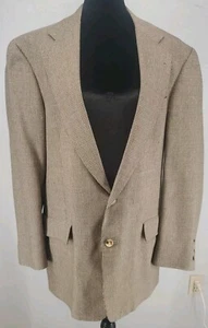Vintage Tommy Hilfiger Lazarus Blazer Anzug Sport Mantel Beige Kariert Gr. 40 L - Bild 1 von 8