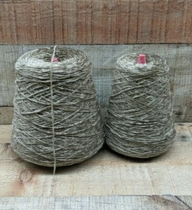 (2) Cones Smudge Green ACRYLIC Chenille Yarn 2.60 lbs 1450 YPP *LAST LOT* - Picture 1 of 8