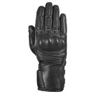 Oxford Hamilton Waterproof Motorcycle Motorbike Leather Gloves Tech Black