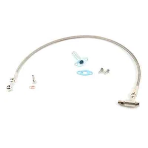 Turbo Oil Feed Line w/ Oil Drain Pipe fits Hitachi HT05 HT06 IHI RHB3 RHB31 RHB3 - Picture 1 of 7