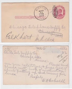 TurtlesTradingPost- Illinois- Niantic, IL 1912- Chicago Telephone Co Part Order - Picture 1 of 3