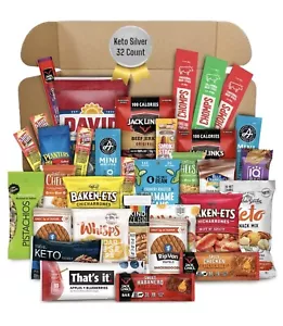 Silver Keto Box High Protein Low Carb 32 Stück Fleischsorten Snack Paket Geschenk❤️ - Bild 1 von 7