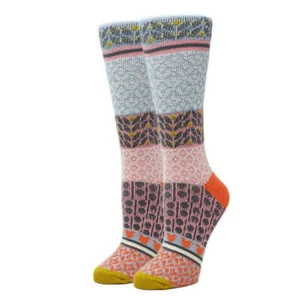 Ava - Women's Fuzzy crew socks - Picture 1 of 4