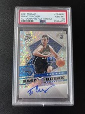 2021-22 Panini Mosaic Franz Wagner Fast Break Car #FBA-FRZ PSA 10 POP 2 Rookie