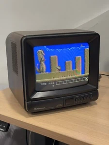Emerson 9" Colored AC/DC TV TC0910R With Remote And Power Cord - Picture 1 of 11