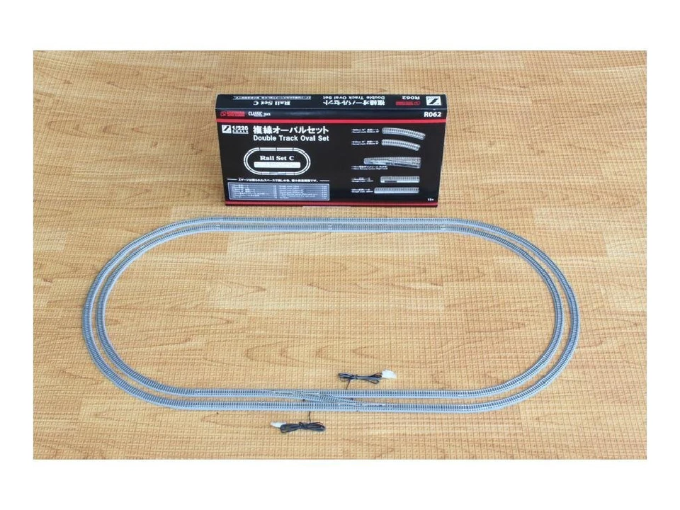 Rokuhan Z gauge R062 Rail set C Double track oval set 1/220 JAPAN - Image 1 of 2