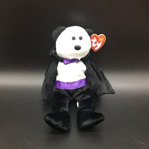 Beanie Baby TY Graf Vampir Bär Mint Neu Mit Etikett Plüschtier Vintage - Bild 1 von 8
