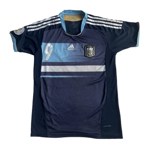 Argentina Soccer Team Away Jersey 2014 World Cup Qualifiers #9 Higuain Replica M - Picture 1 of 8