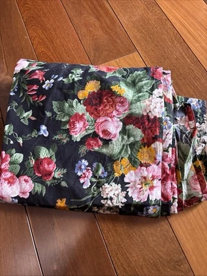 Rare New Ralph Lauren ISADORA COSSETTE Black Flat Sheet - King New No Wrapping - Image 1 of 4