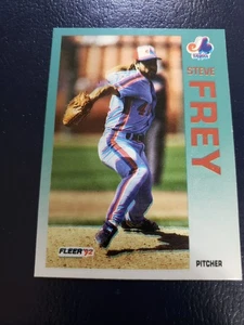 Steve Frey Cal Ripken Jr Orioles Wrong Back Error 1992 Fleer Error Card - Picture 1 of 3