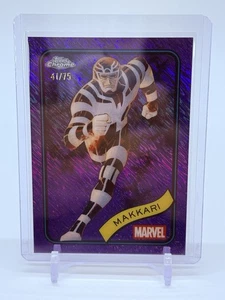 2025 Topps Chrome Marvel Makkari #114 Purple Shimmer Refractor #’d/75 SSP - Picture 1 of 2