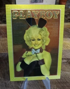 1995 Playboy Chromium Cover Card Series 1 / DOLLY PARTON #56 October 1978 - Picture 1 of 2