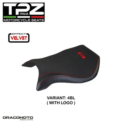 Tapizado asiento MV AGUSTA F4 1999-2009 MVF99L-4BL-3 TPZ negro CON LOGO Foto 1 de 3