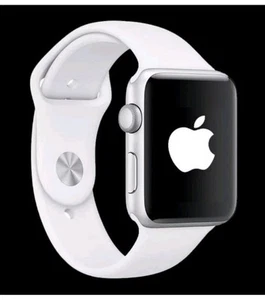 Brand New APPLE Watch 1st Generation 42mm Stainless Steel White Sport Band Rare - Zdjęcie 1 z 4