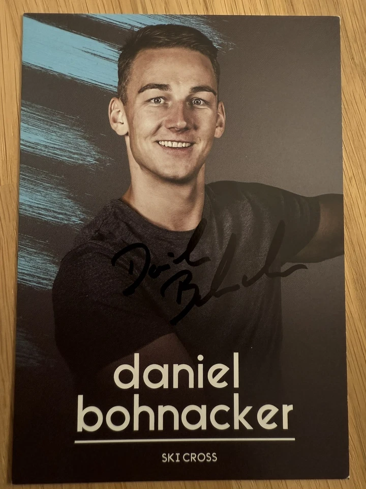 Daniel Bohnacker, signierte Autogrammkarte, Ski Cross - Bild 1 von 1