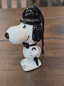 Vtg 1966 Snoopy Peanuts Christ.as Tree Ornament United Feature Japan Ceramic - Bild 1 von 7