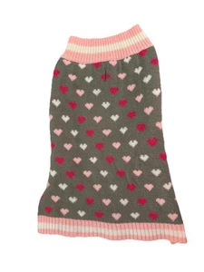 Hundepullover HERZEN rosa Hund Haustier Medium hübsch in rosa Acryl - Bild 1 von 8