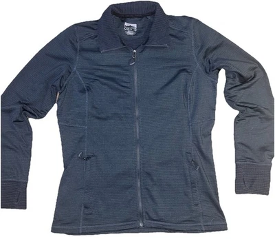 Camisa Top Pullover Manga Larga Orvis Para Mujer Talla Mediana 1/2 Cremallera - Azul Marino Oscuro Foto 1 de 4